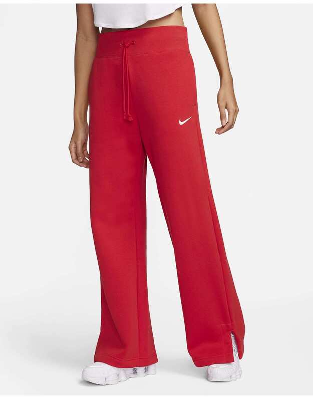 NIKE W NSW PHNX FLC HR PANT WIDE kelnės